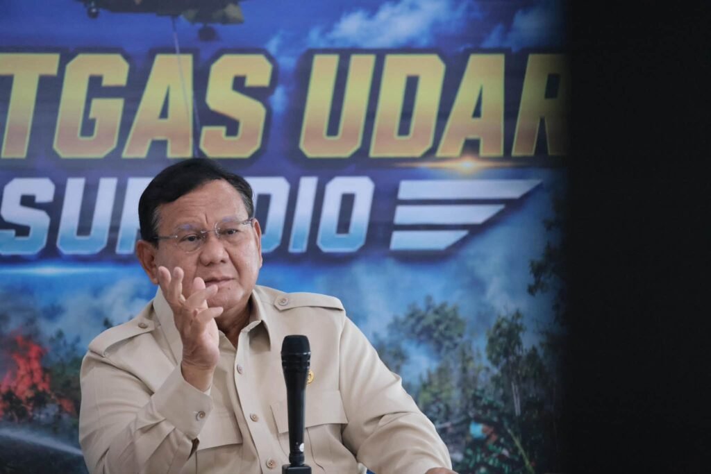 Prabowo Minta Perda Bakar Lahan Kalbar Dicabut, Karhutla Masuk Status Darurat