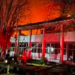Kebakaran Hebat Lahap Gedung Perkantoran di Komplek Kantor Gubernur Kalteng