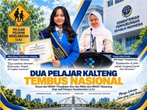 Dua Pelajar Kalteng Tembus Nasional, Siap Bawa Misi Keselamatan Berlalu Lintas