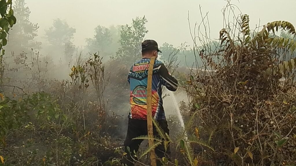 Masuk Status Tanggap Darurat, Dalkarhutla Dishut Kalteng Siaga Tangani Tiga Titik Karhutla