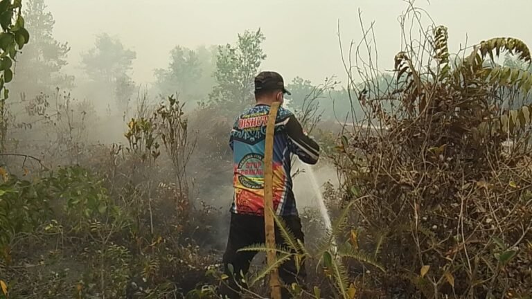 Masuk Status Tanggap Darurat, Dalkarhutla Dishut Kalteng Siaga Tangani Tiga Titik Karhutla