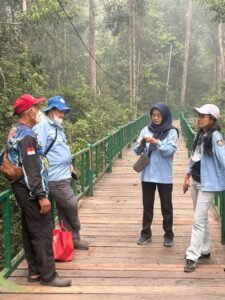 Dishut Kalteng Pantau Kondisi Satwa di Hutan Kota Nyaru Menteng di Tengah Karhutla