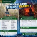 Gerak Cepat & Kerja Keras Tim Pemadam Karhutla, Titik Api Turun dari 16 Menjadi 7