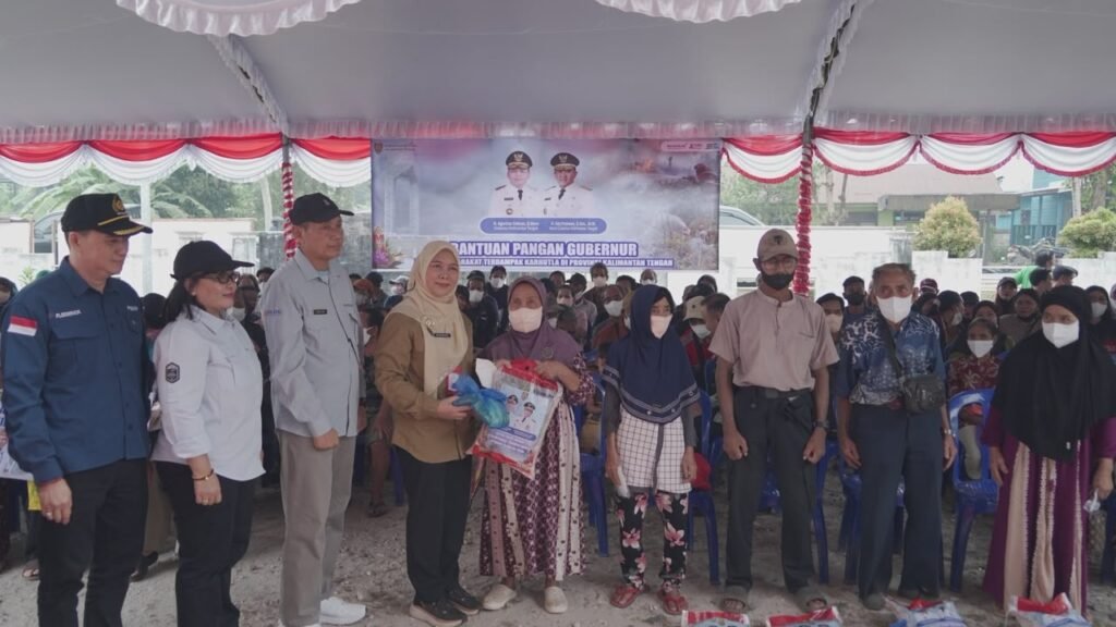 Dinsos Kalteng Pastikan Bantuan Warga Katingan Tengah Jadi Penyangga di Tengah Karhutla
