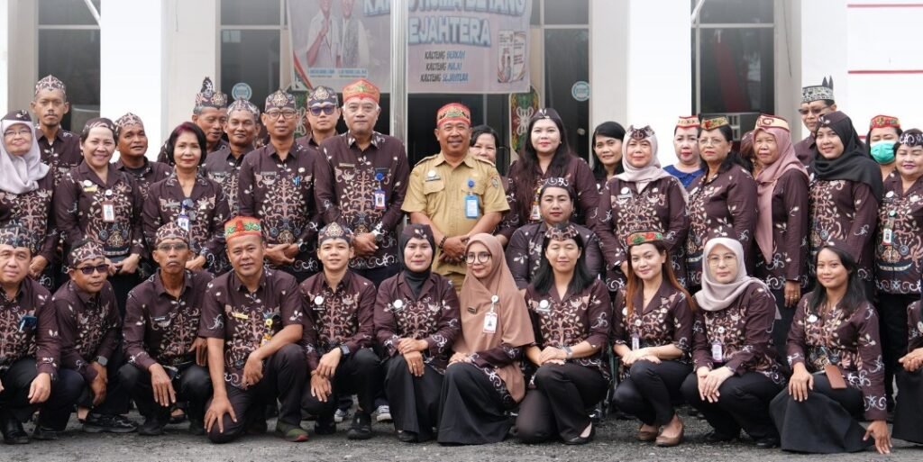 HARGANAS di Dinsos Kalteng: Dari Halaman Kantor, Pesan tentang Keluarga Disuarakan