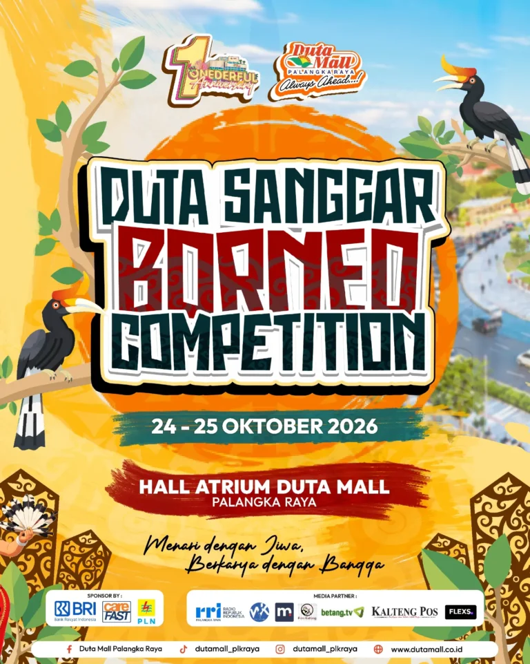 19 Sanggar Adu Kreativitas, Duta Sanggar Borneo Competition 2026 Siap Semarakkan Palangka Raya
