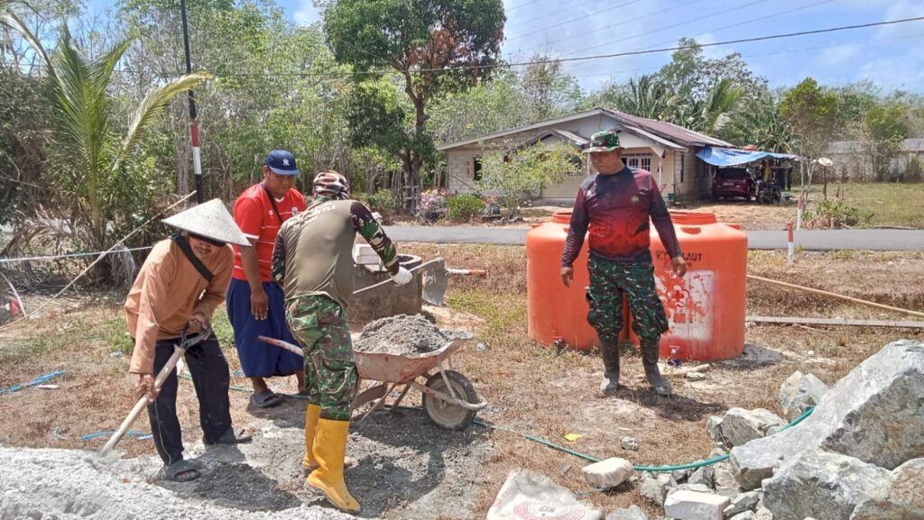 Dari Gotong Royong, Pos Kamling Karang Rejo Kembali Berdiri Kokoh
