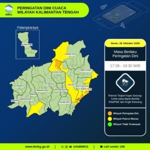 Hujan Deras di Kalteng Bukan Sekadar Kebetulan, OMC Ikut “Memaksa” Awan Turunkan Hujan