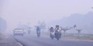 Hujan Belum Merata, Kabut Asap Masih Membayangi Palangka Raya